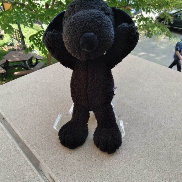 KAWS x PEANUTS Snoopy Small 11” Black Plush - Picture 15 of 16